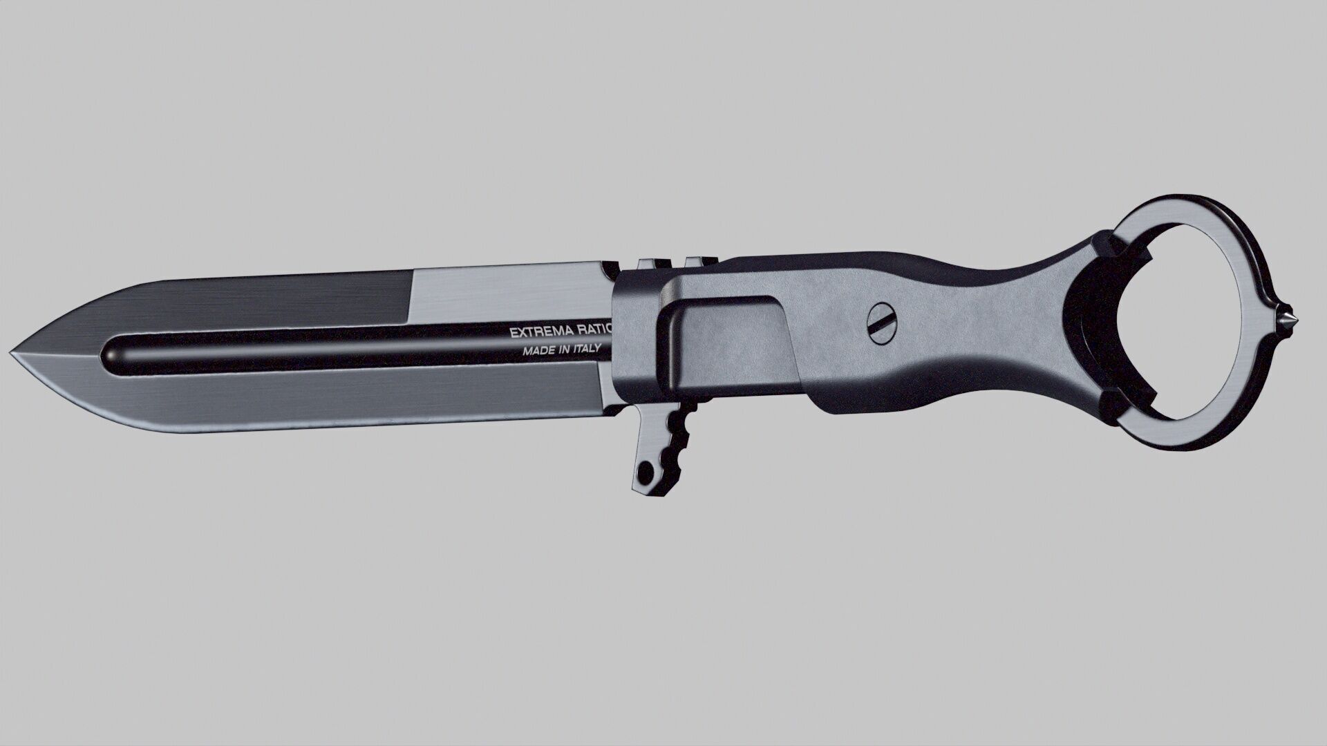 Knife-Extrema-Ratio Low-poly 3D model_1