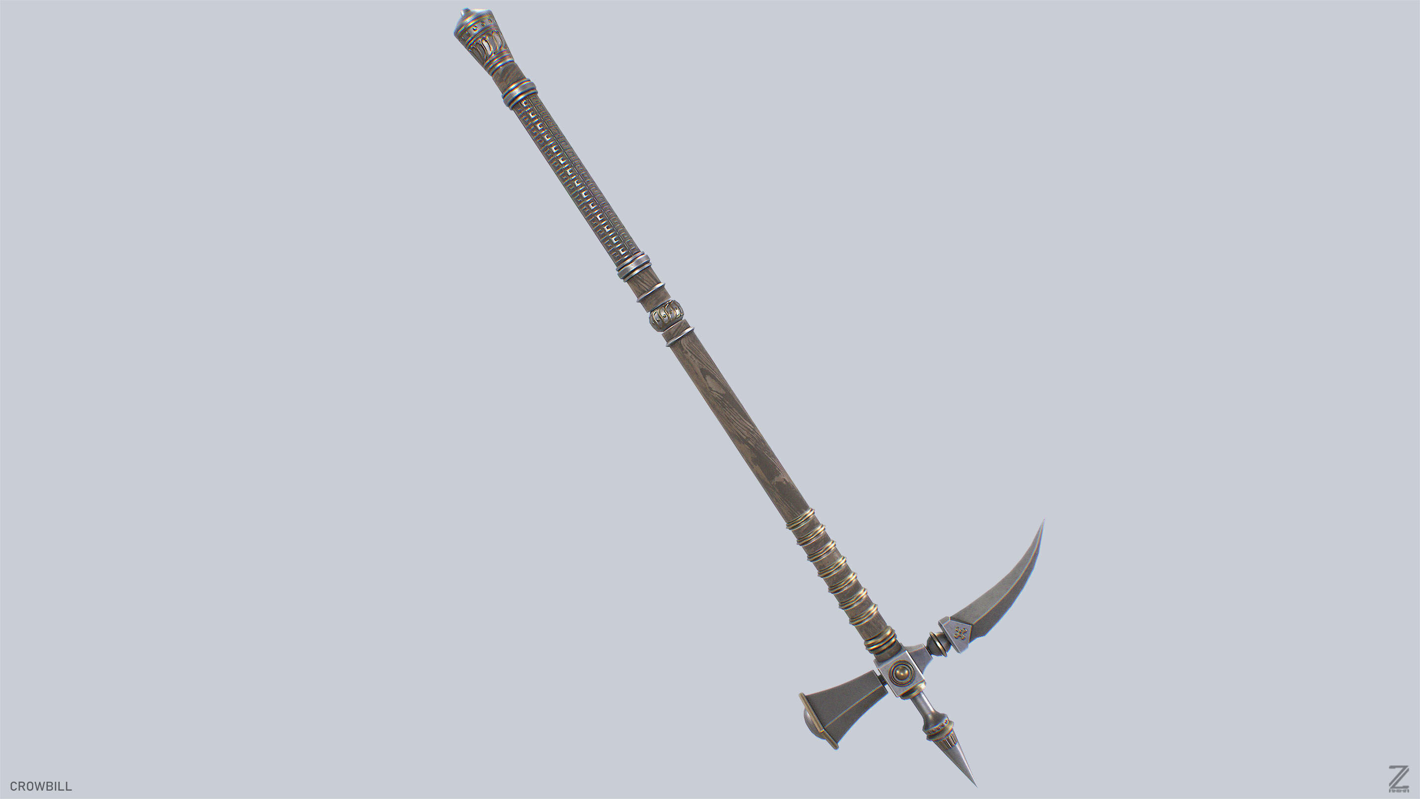 Crowbill Low-poly 3D model_8