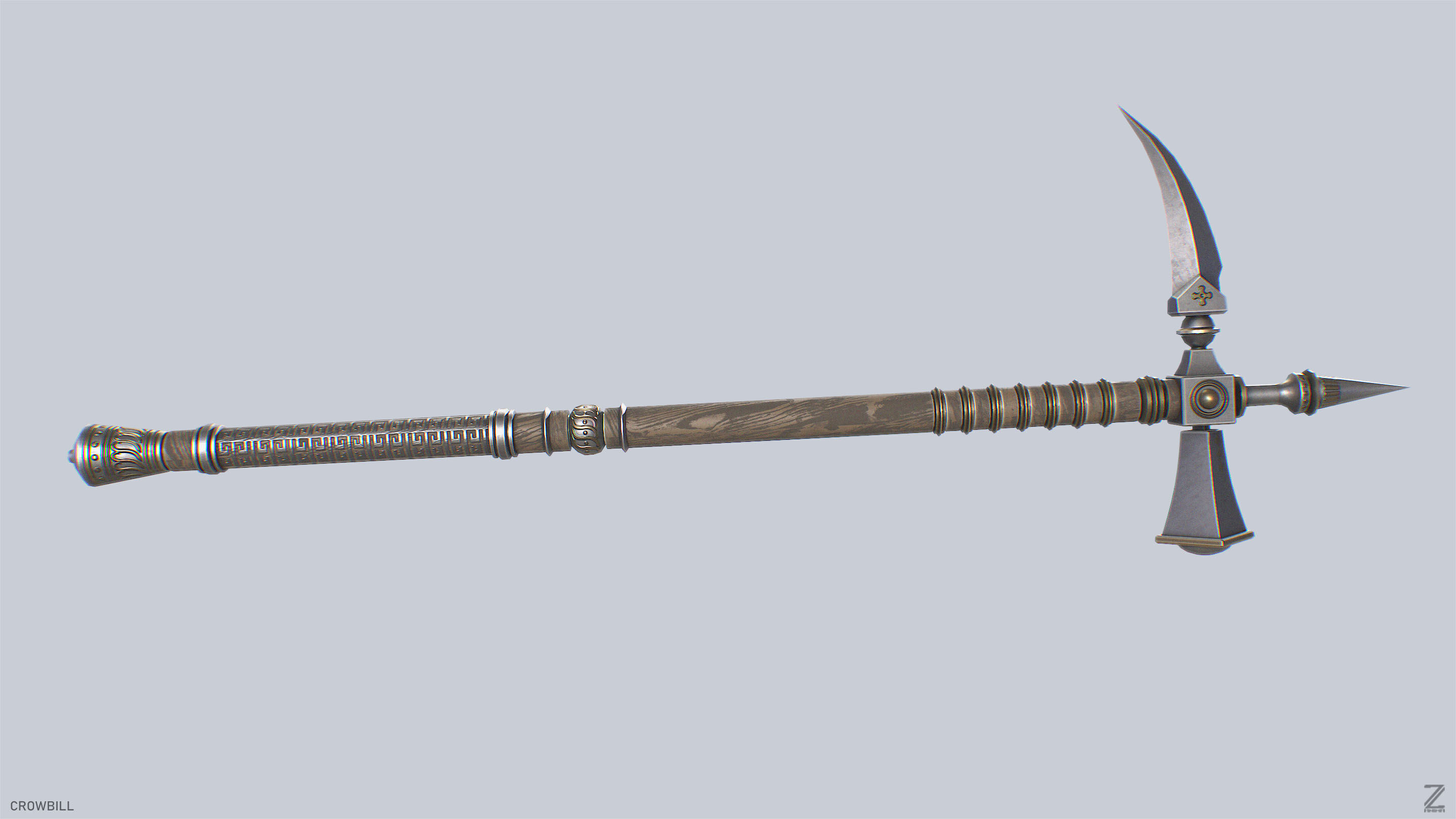 Crowbill Low-poly 3D model_7