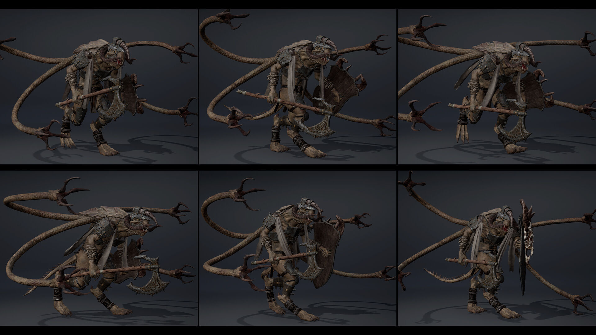 Ghost Brutal Tentacle Low-poly 3D model_18