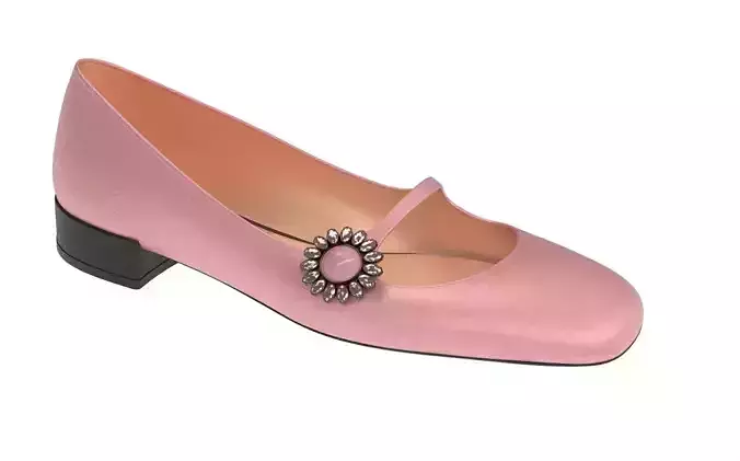 Elegant Pink Women Shoe 