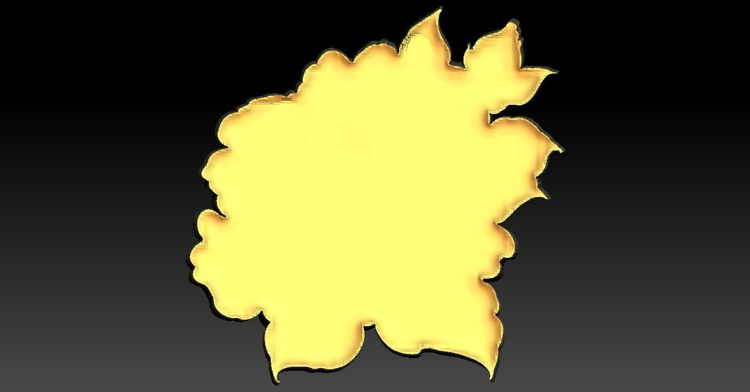 1 peony CNC Relief Model 3D print model_6