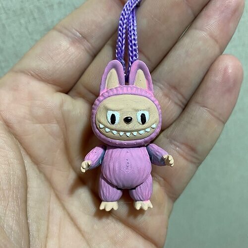 Labubu keychain 3D print model