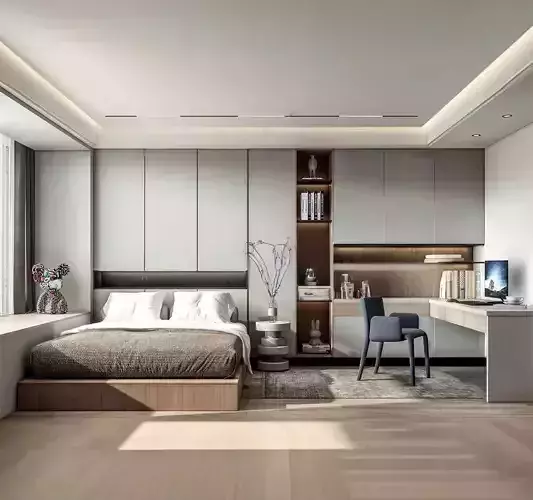 Kids Bedroom 3D Model SketchUp s3d warehouse 3D model