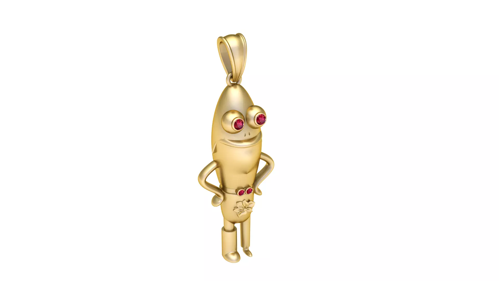 cartoon character pendant 3D print model