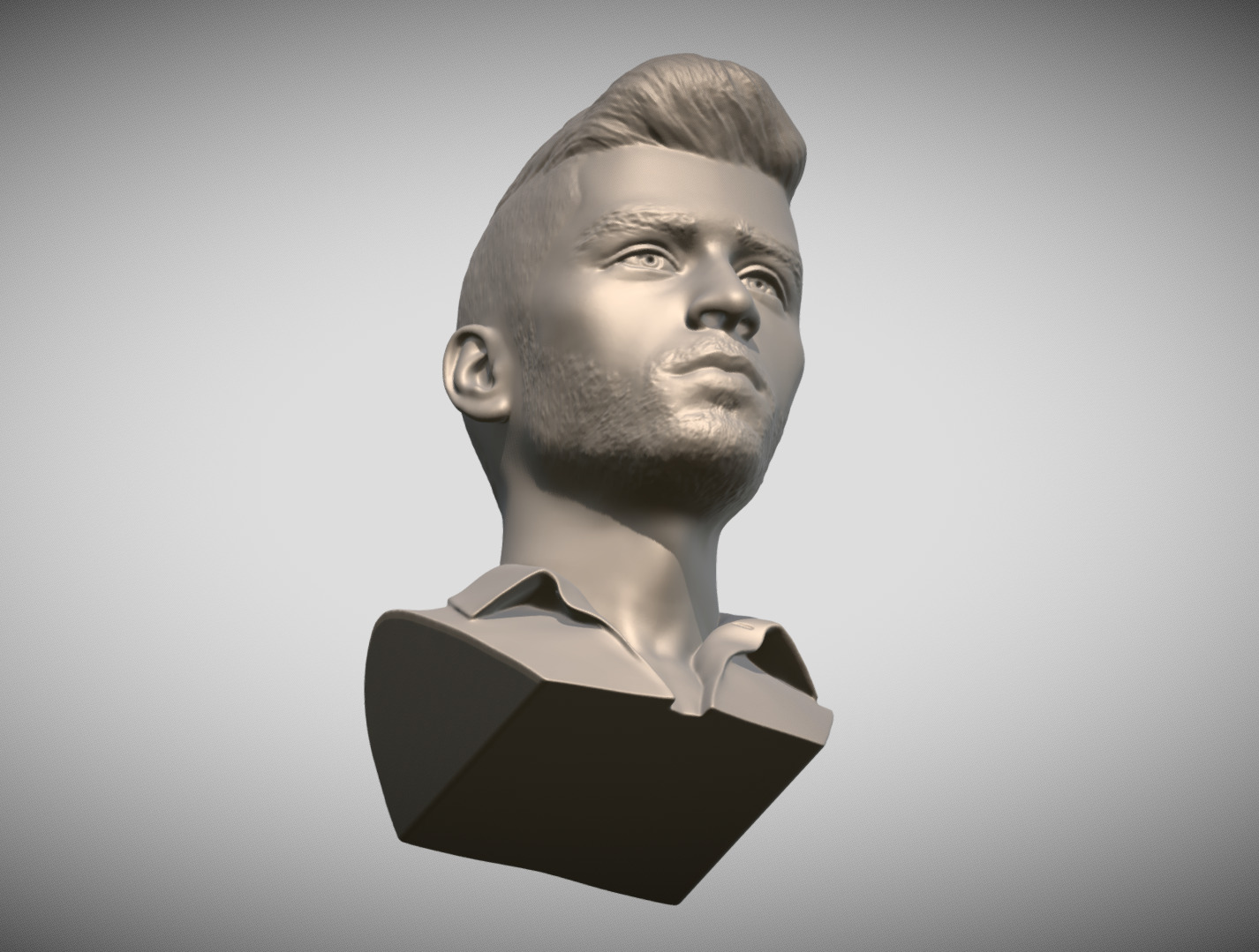 Zayn Malik bust 3D print model_12