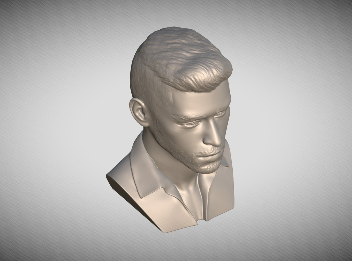 Zayn Malik bust 3D print model_13