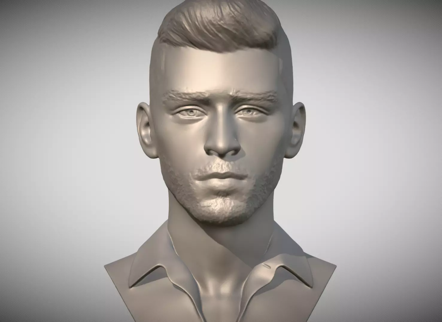 Zayn Malik bust 3D print model_0
