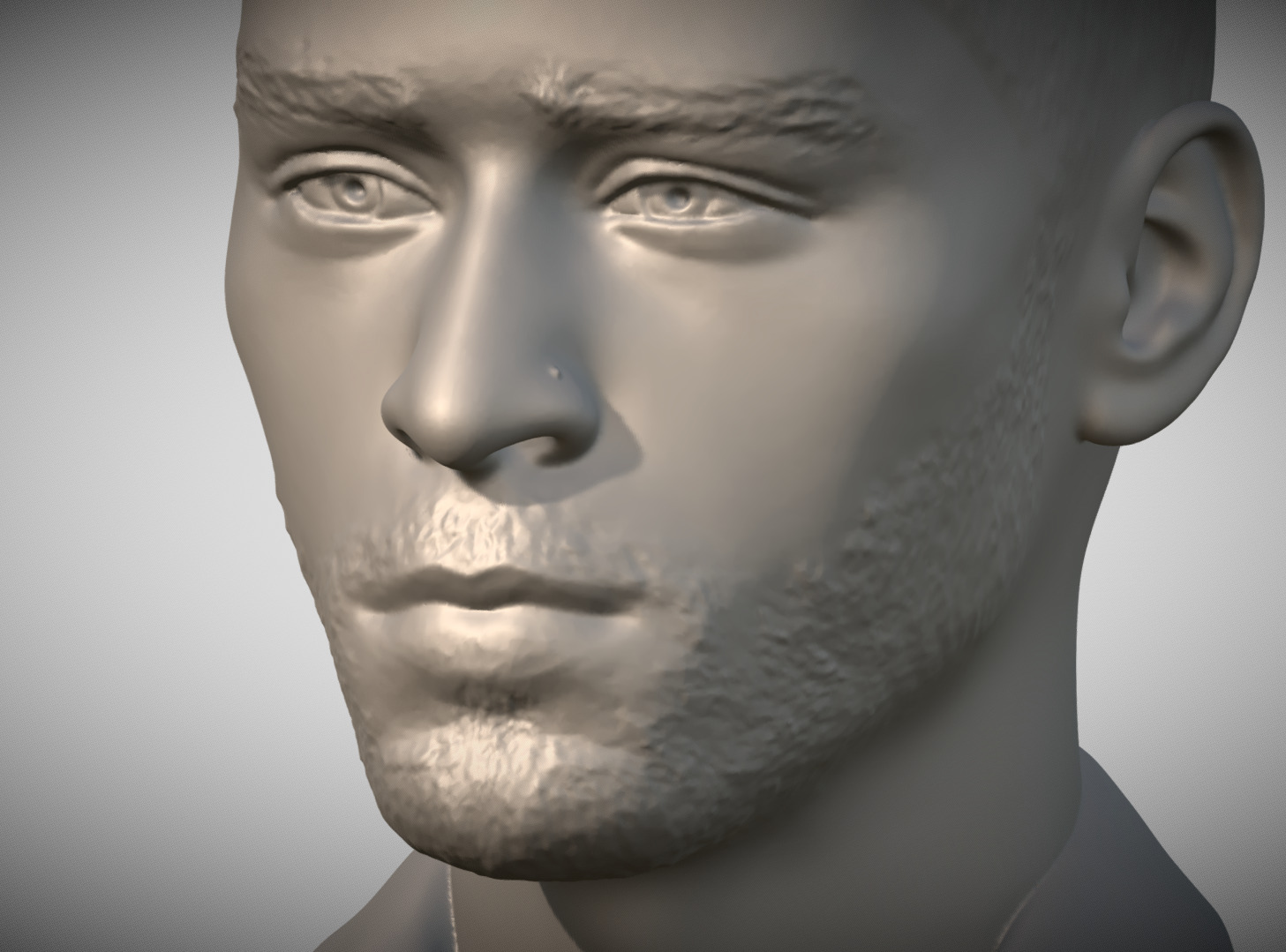 Zayn Malik bust 3D print model_10
