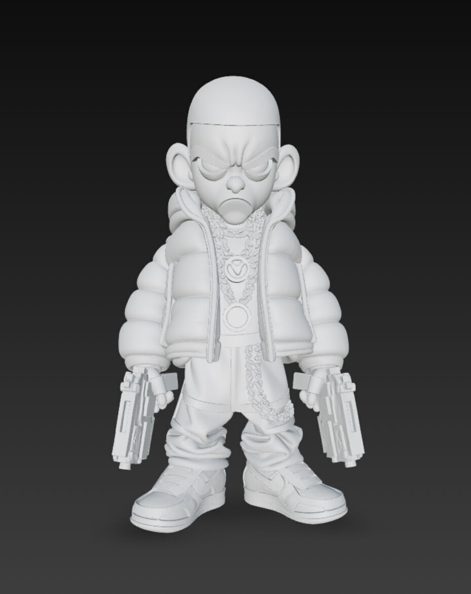 Gangsta character 3D model_3