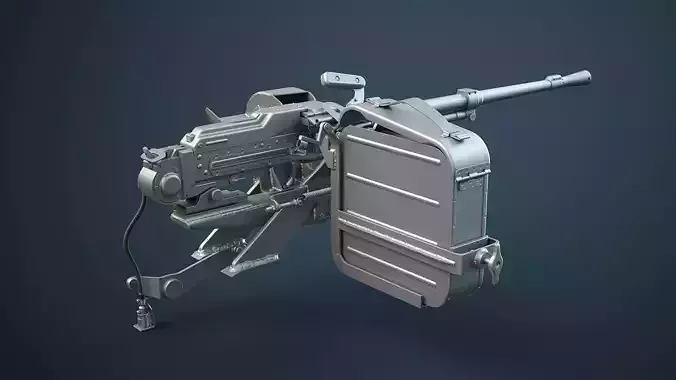 PKT Machine Gun with Tank Turret
