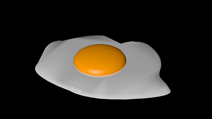 Fried Egg Free 3D model