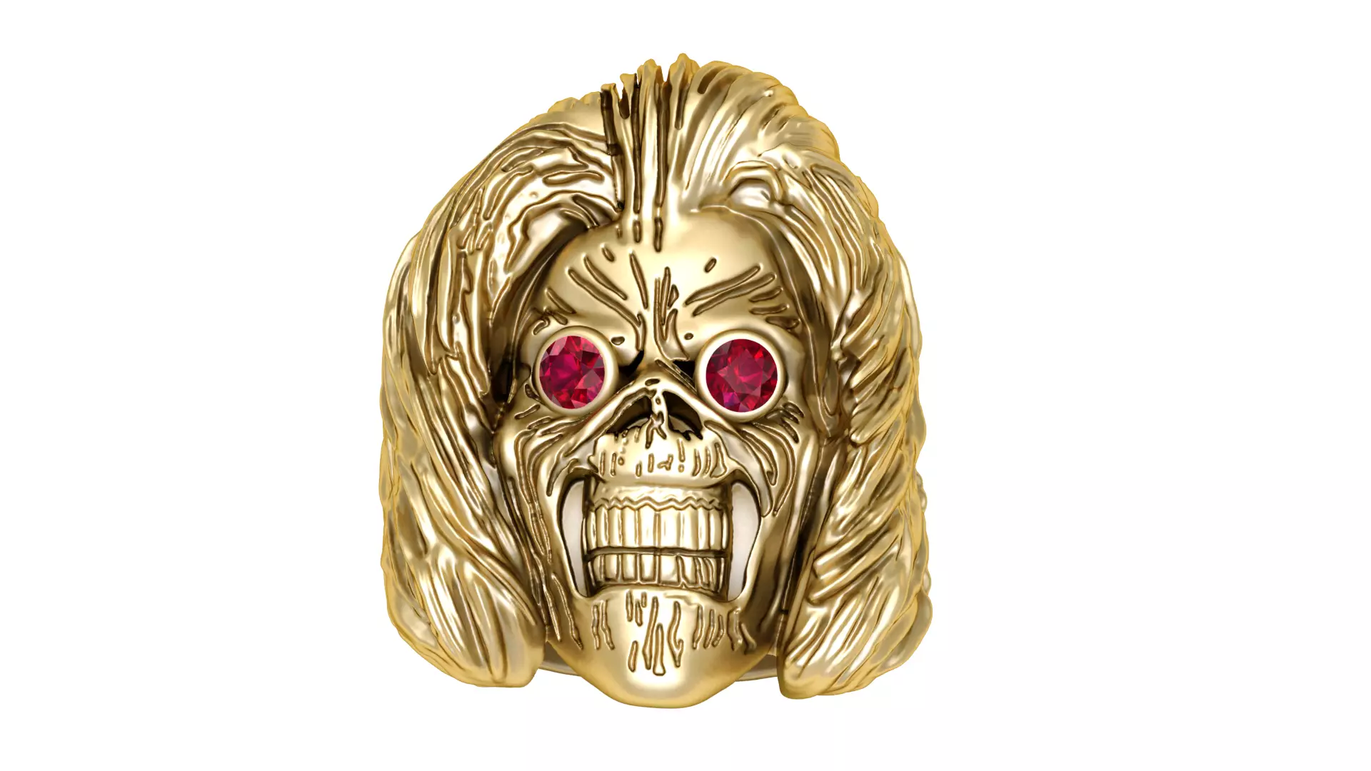 skull ring 3D print model