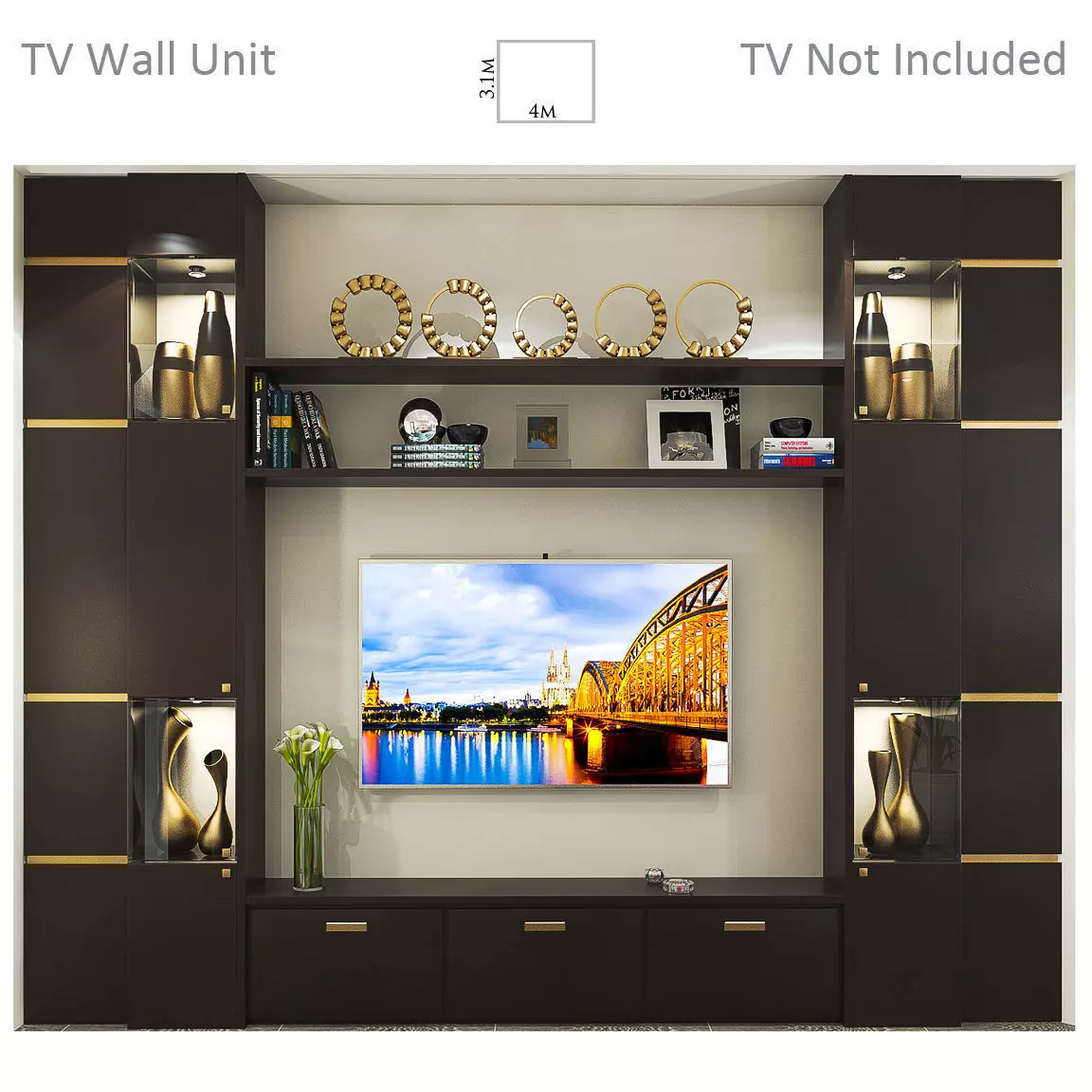 TV WALL UNIT 1 3D model
