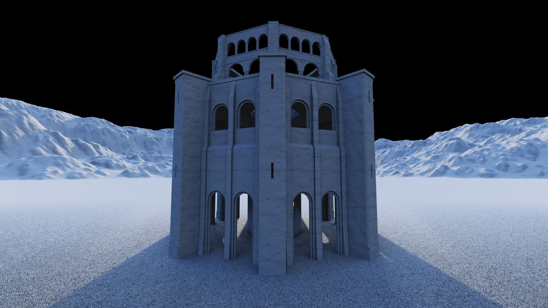 Parthenon-Historical Greek Temple 3D model_20