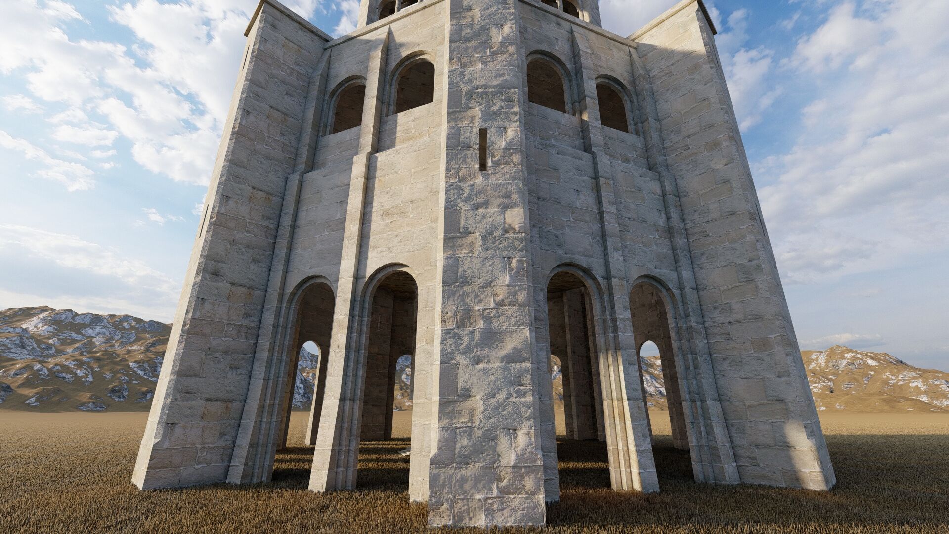 Parthenon-Historical Greek Temple 3D model_19