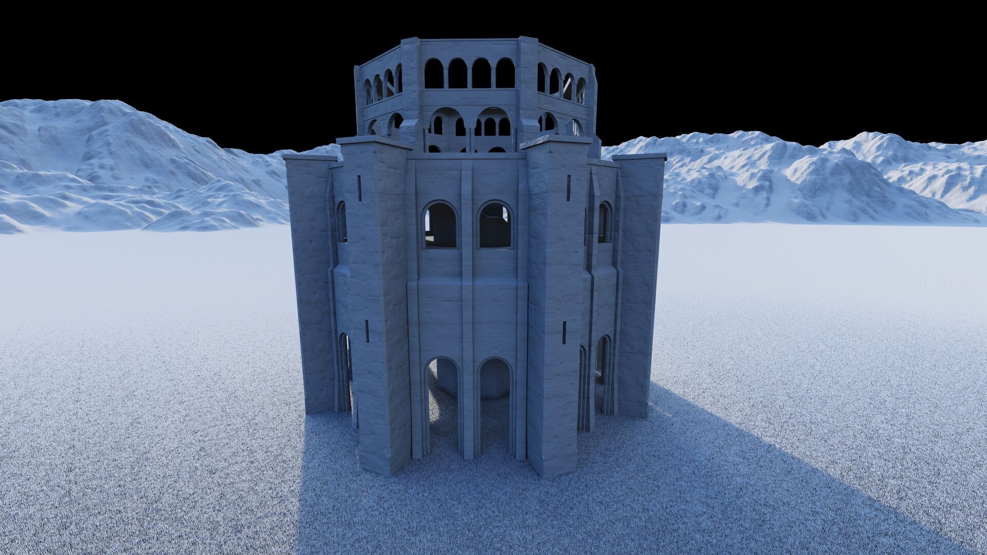 Parthenon-Historical Greek Temple 3D model_24