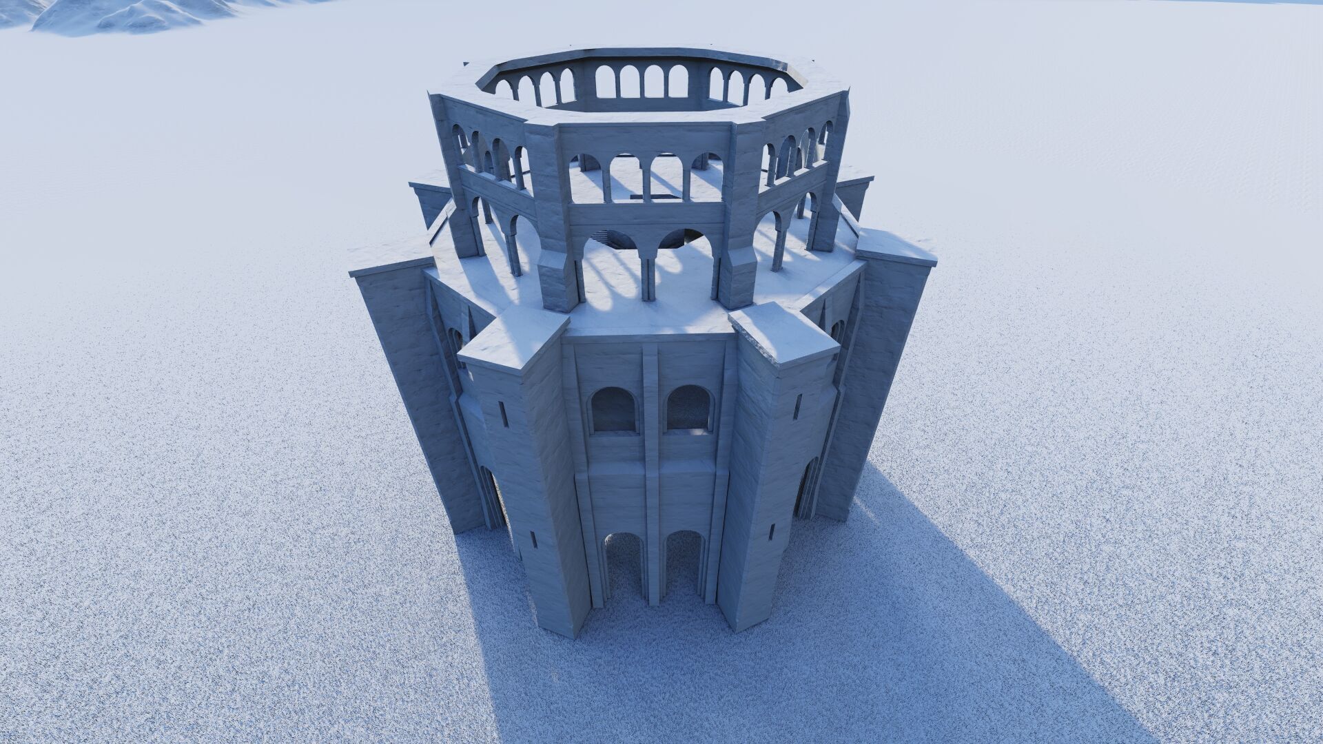 Parthenon-Historical Greek Temple 3D model_32