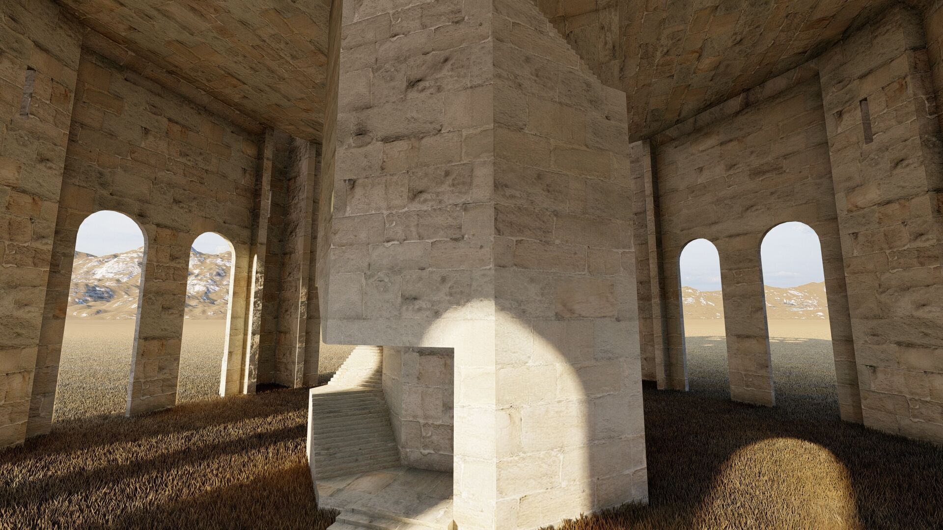 Parthenon-Historical Greek Temple 3D model_11