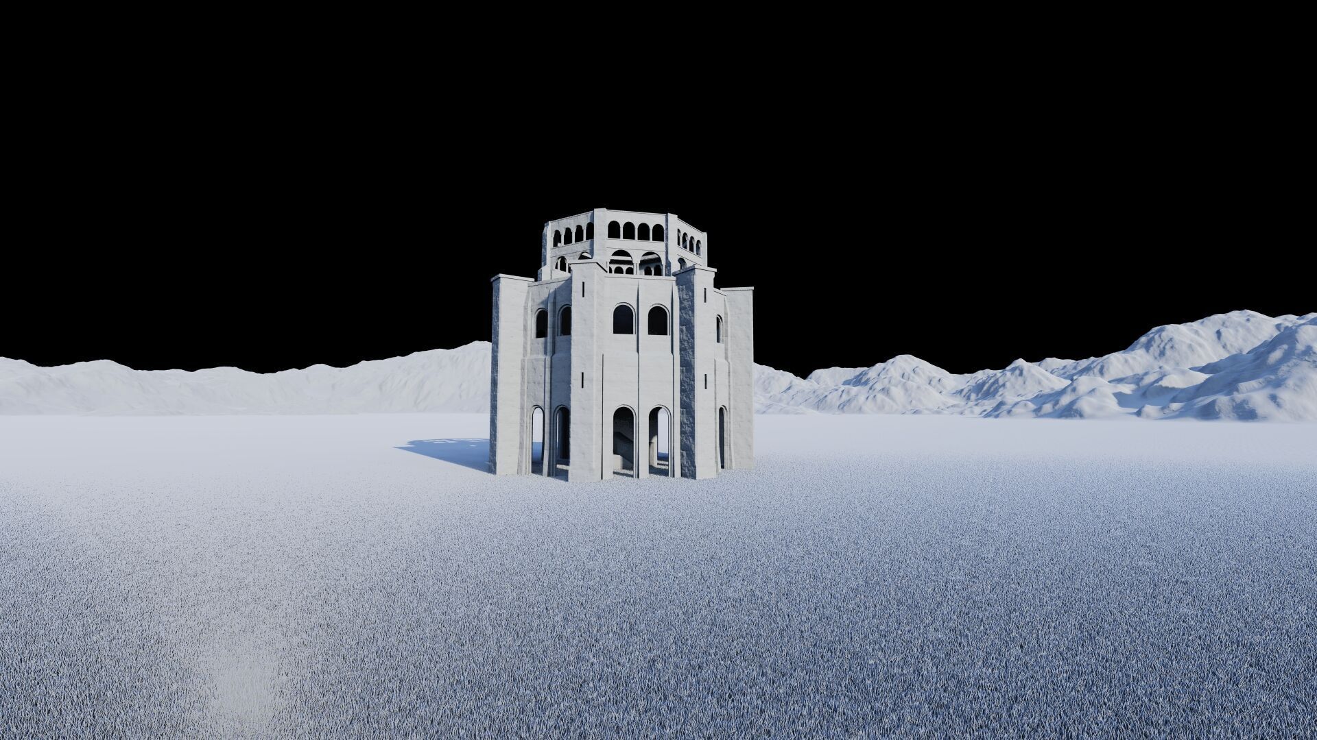 Parthenon-Historical Greek Temple 3D model_14