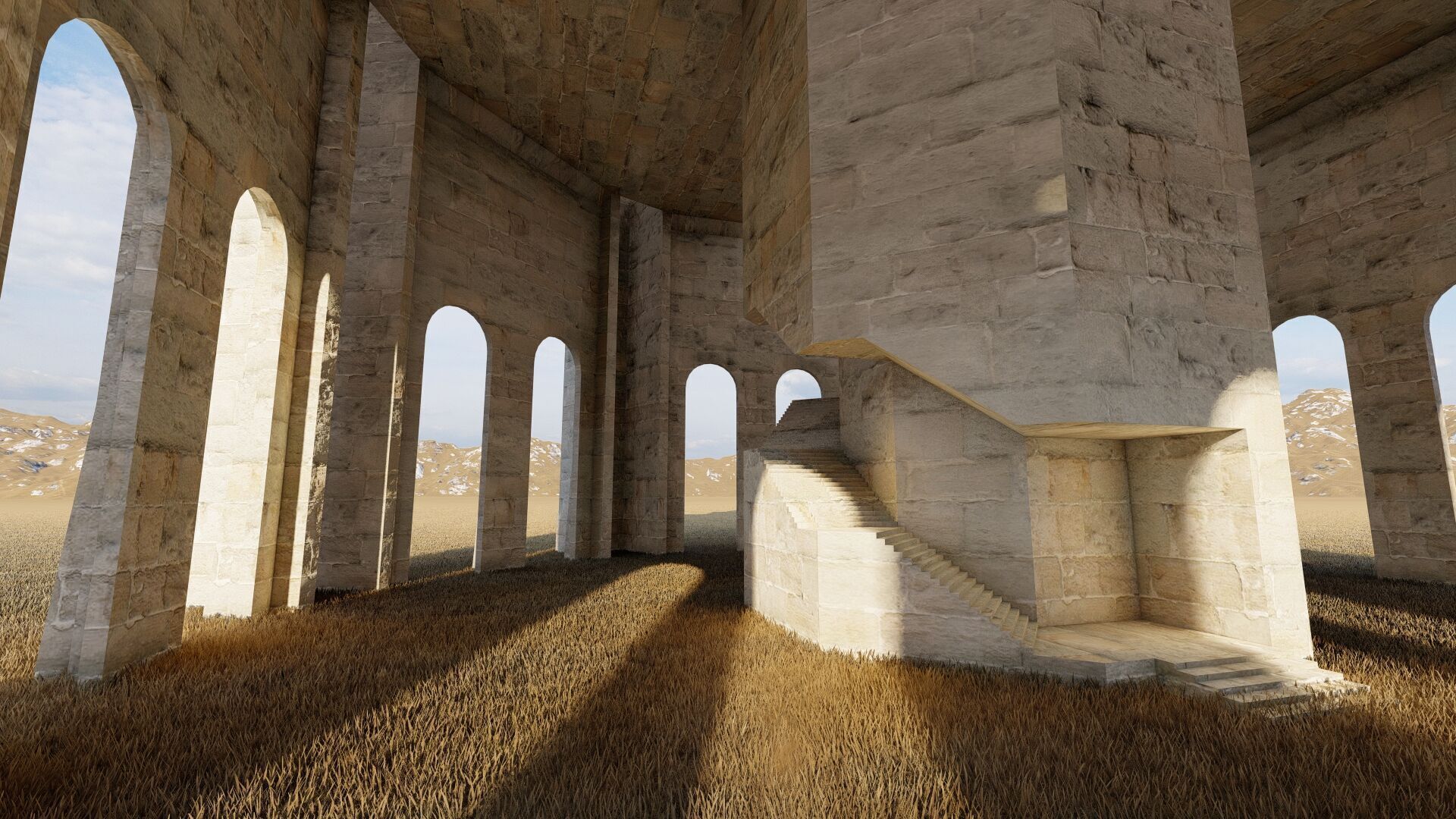 Parthenon-Historical Greek Temple 3D model_21