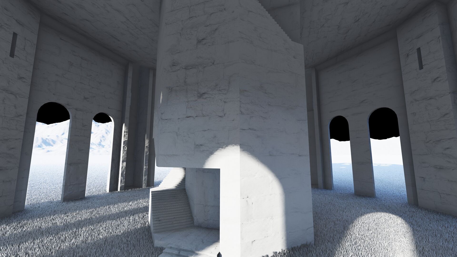 Parthenon-Historical Greek Temple 3D model_25