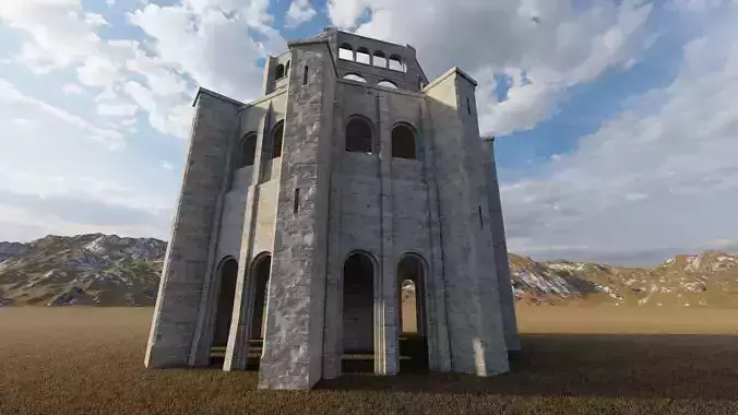 Parthenon-Historical Greek Temple 3D model
