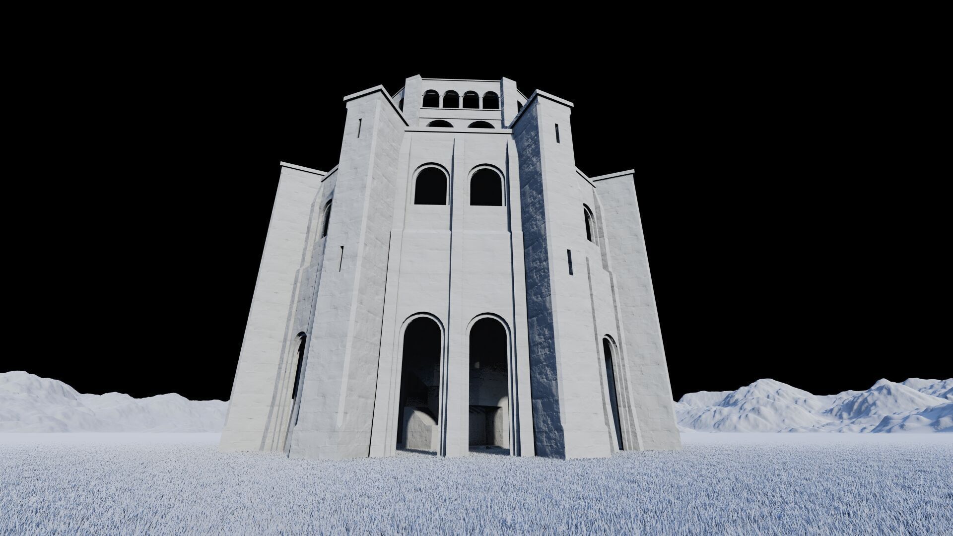 Parthenon-Historical Greek Temple 3D model_10