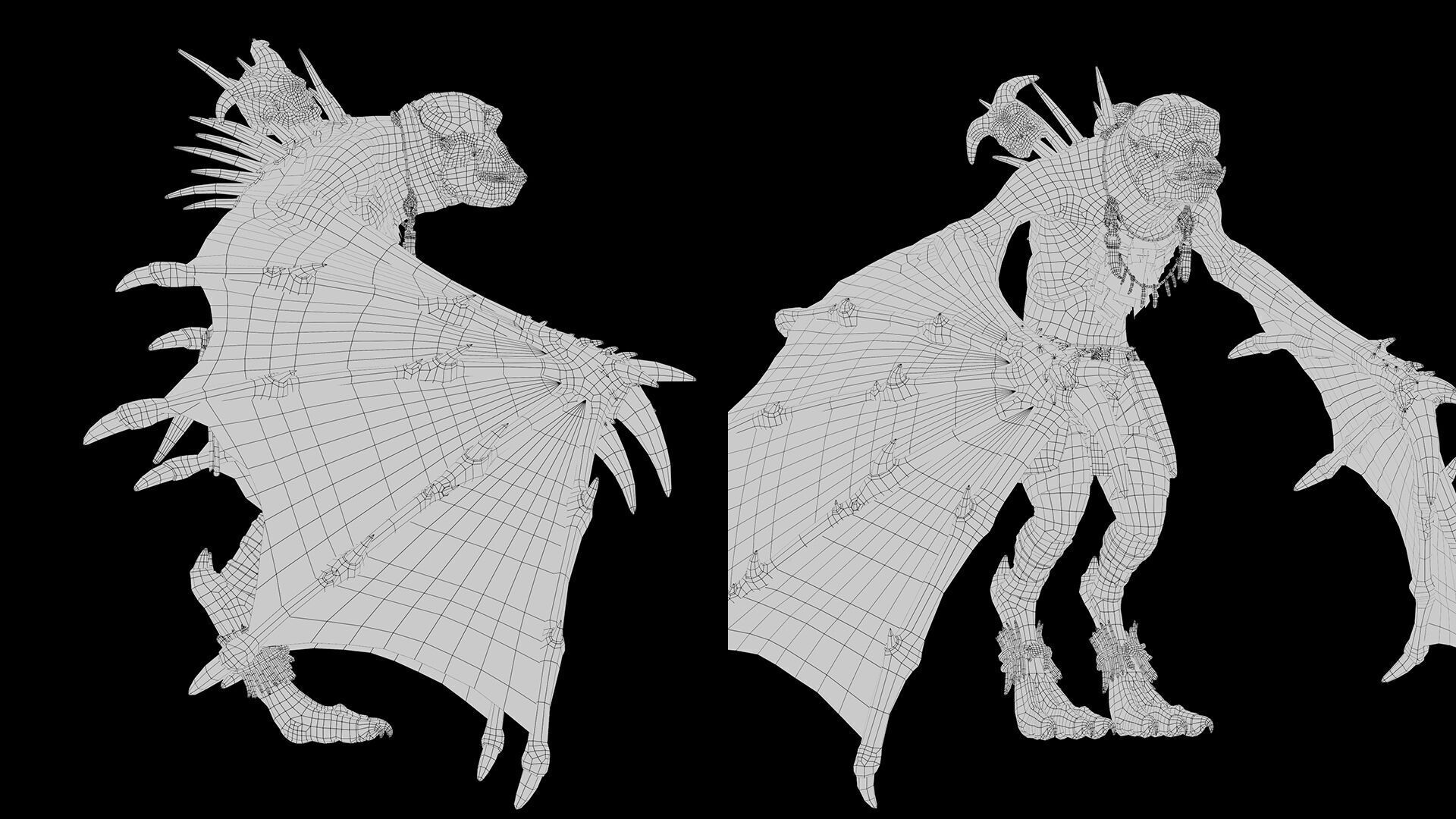 Gloomsoar 4 Low-poly 3D model_14