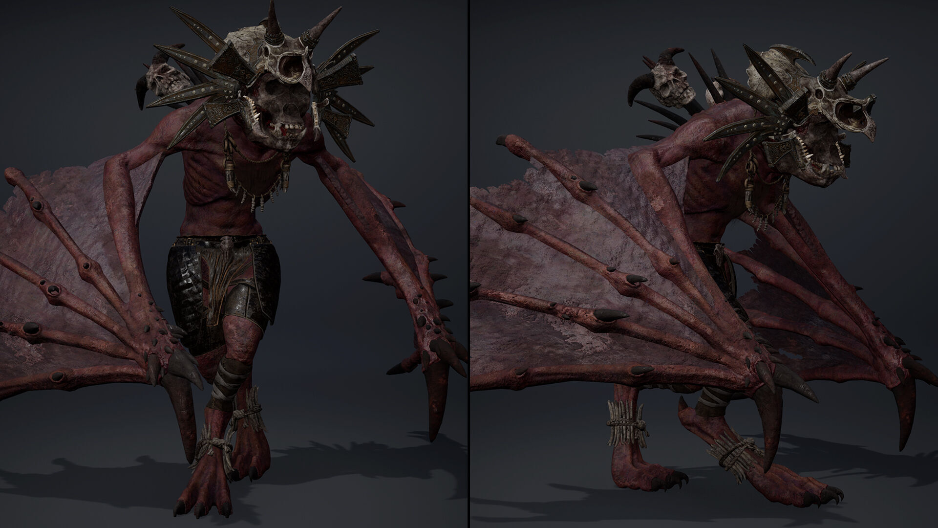 Gloomsoar 4 Low-poly 3D model_8