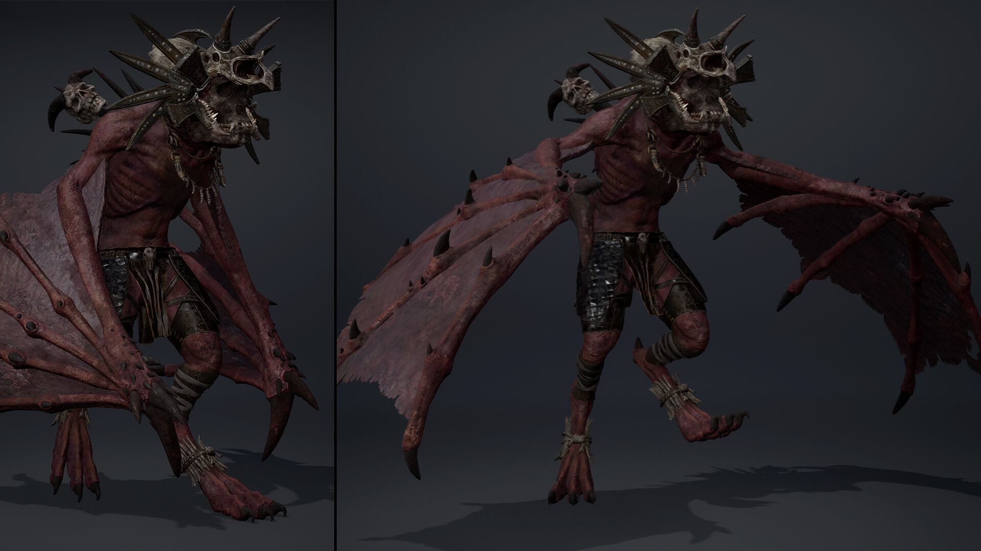 Gloomsoar 4 Low-poly 3D model_9