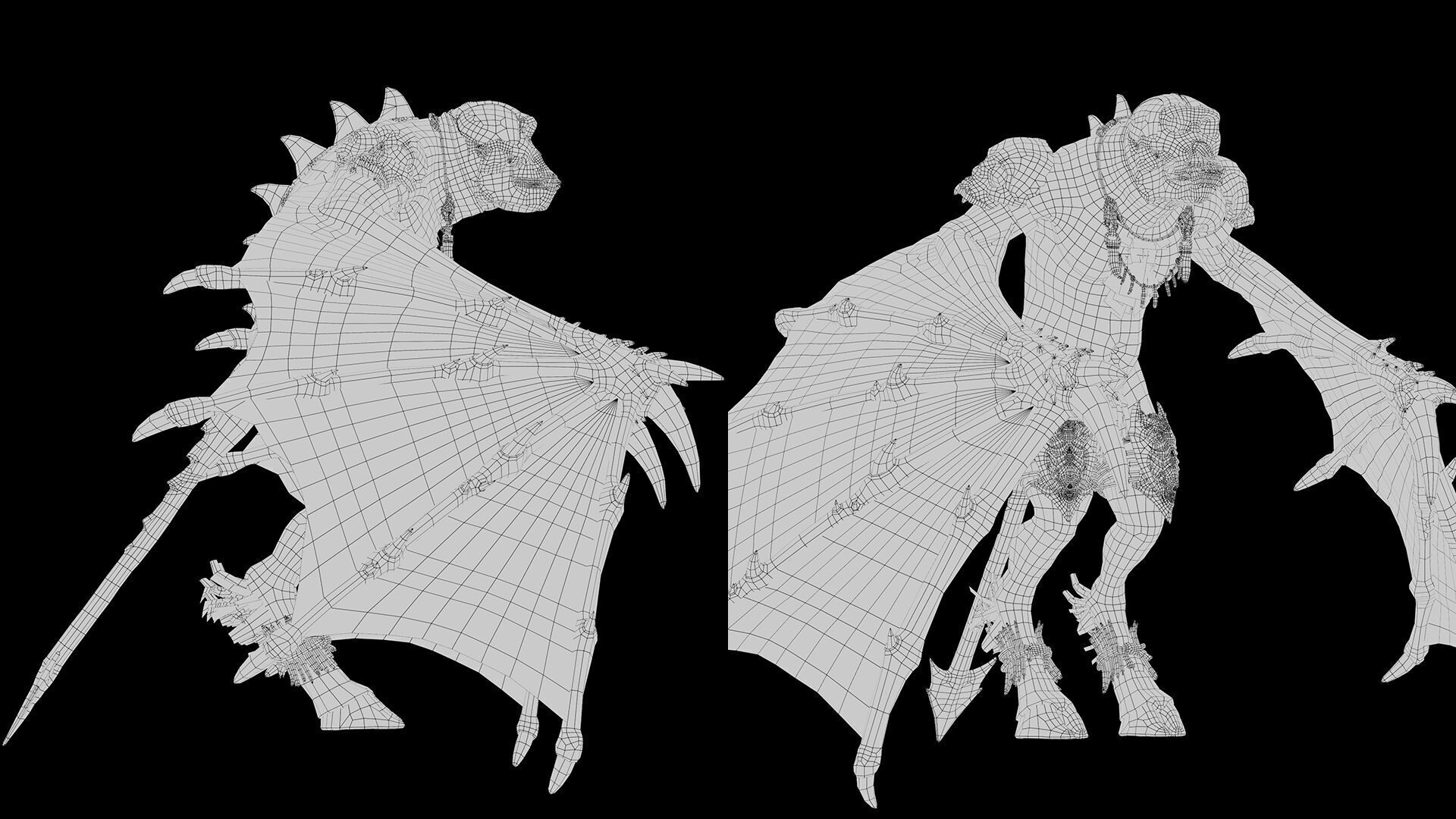 Gloomsoar 3 Brutal Low-poly 3D model_16