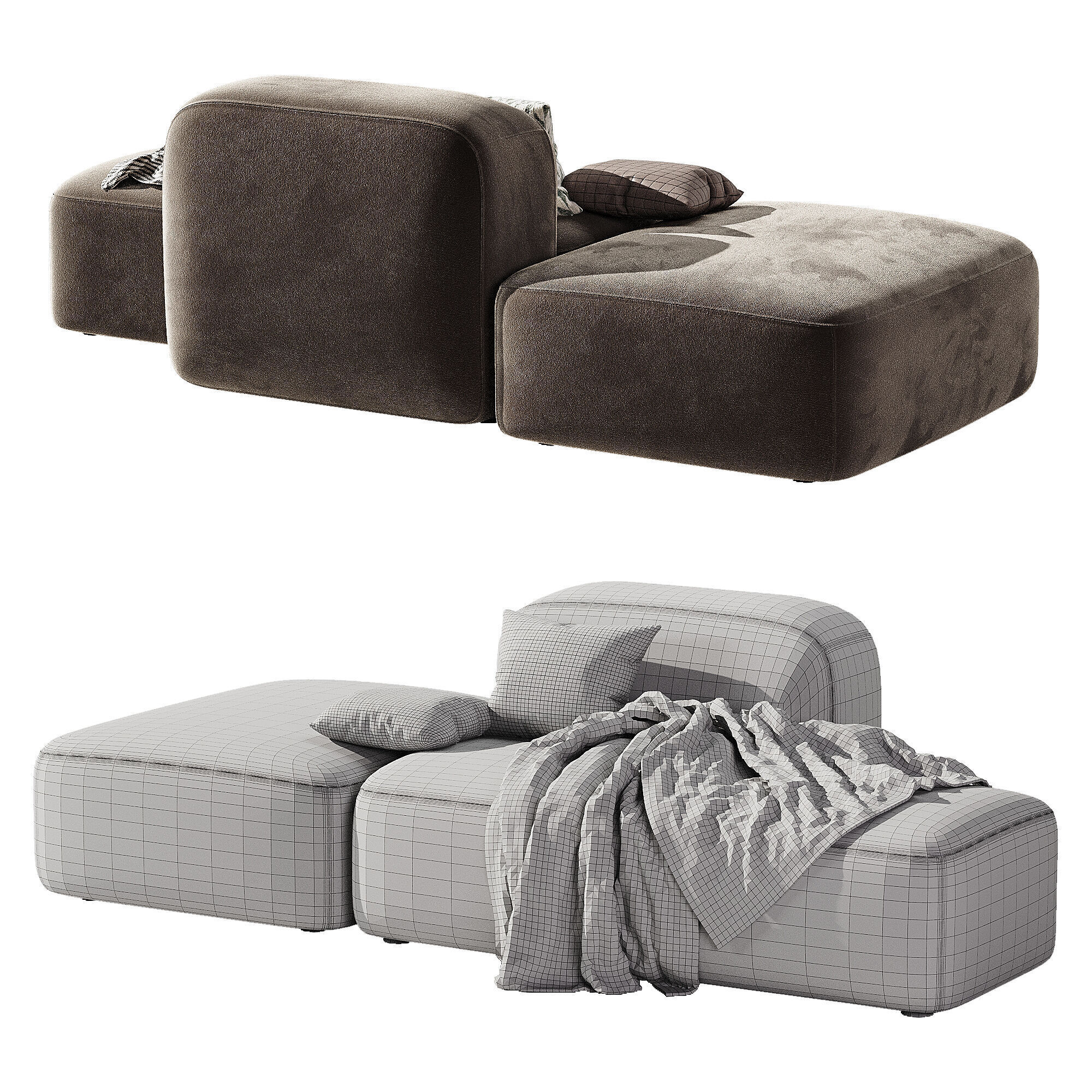 Modular Ribbl Sofa 1 3D model_5