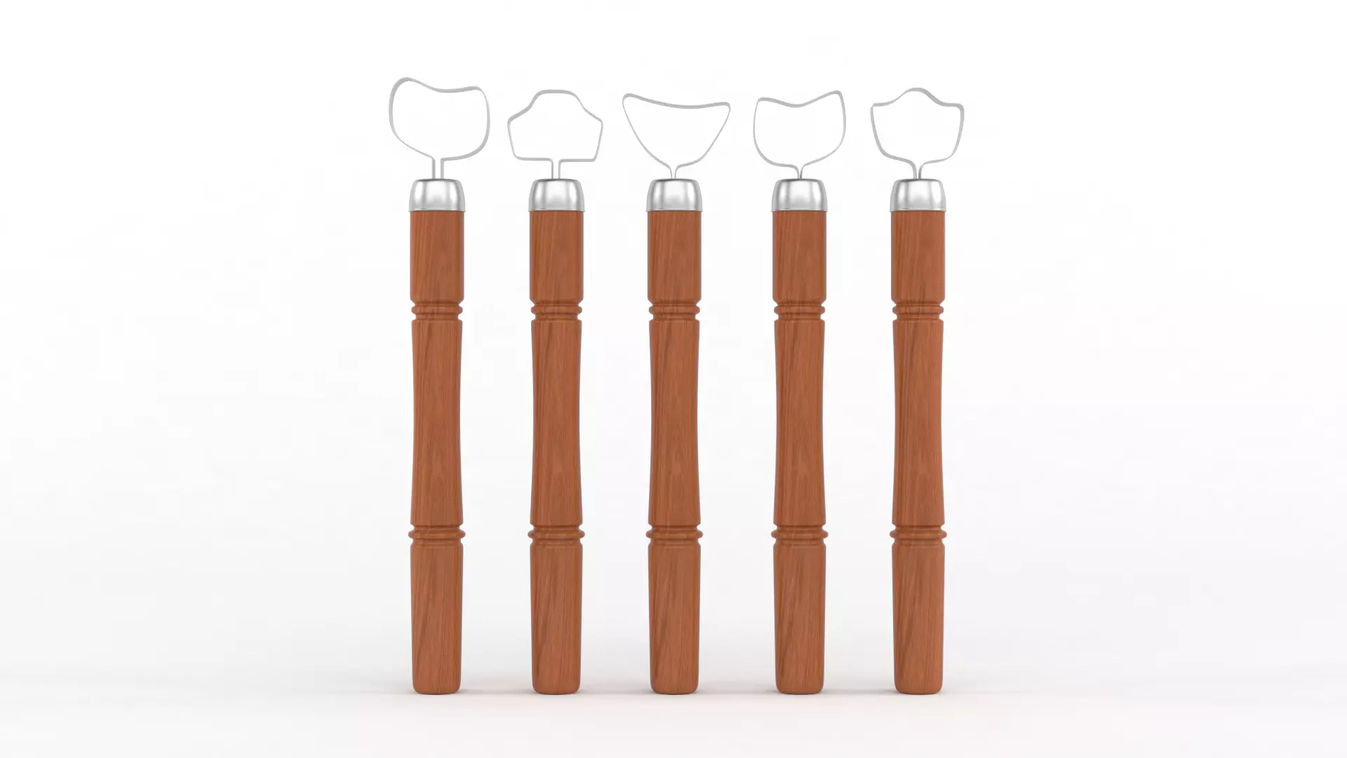 Clay Sculpture Tool Set 3D model_0
