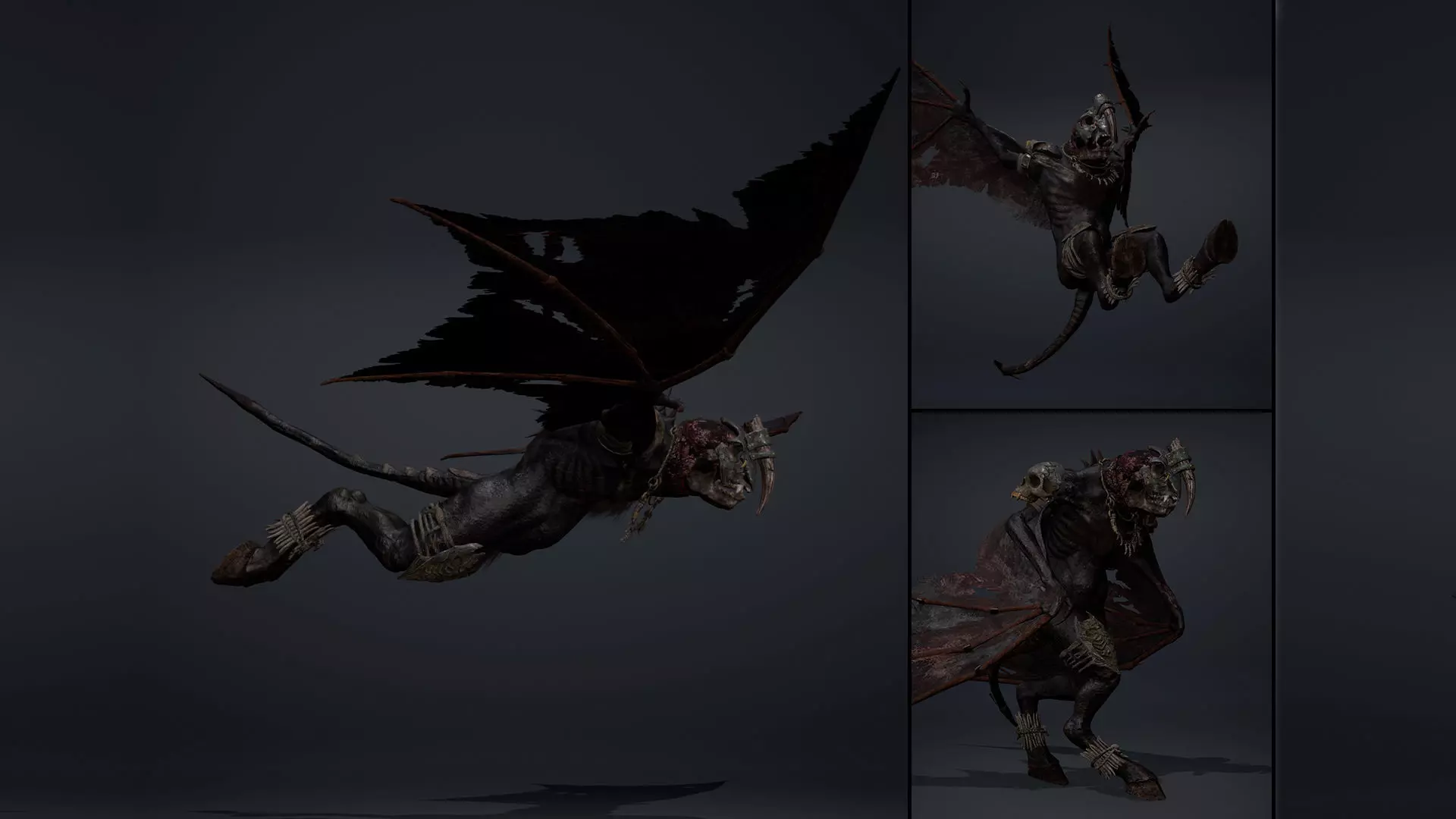 Gloomsoar 2 Low-poly 3D model_0