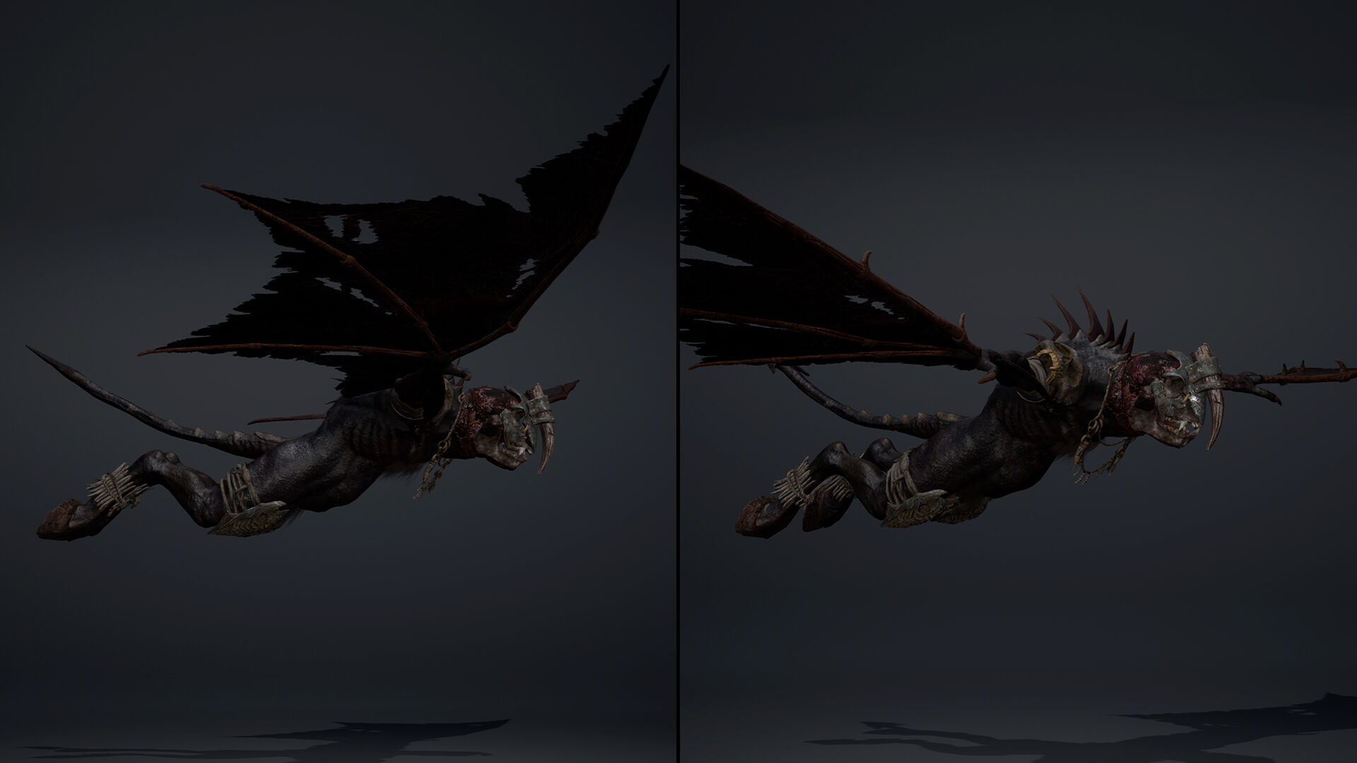 Gloomsoar 2 Low-poly 3D model_9