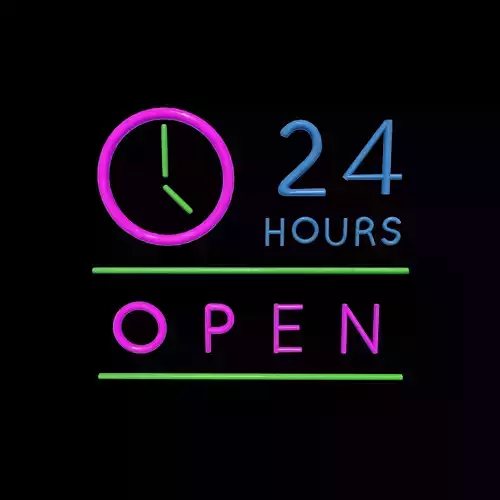 Neon Open 24 Hours