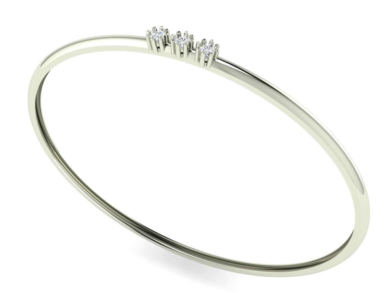 Delicate and lightweight bracelet collection 3D print model_5