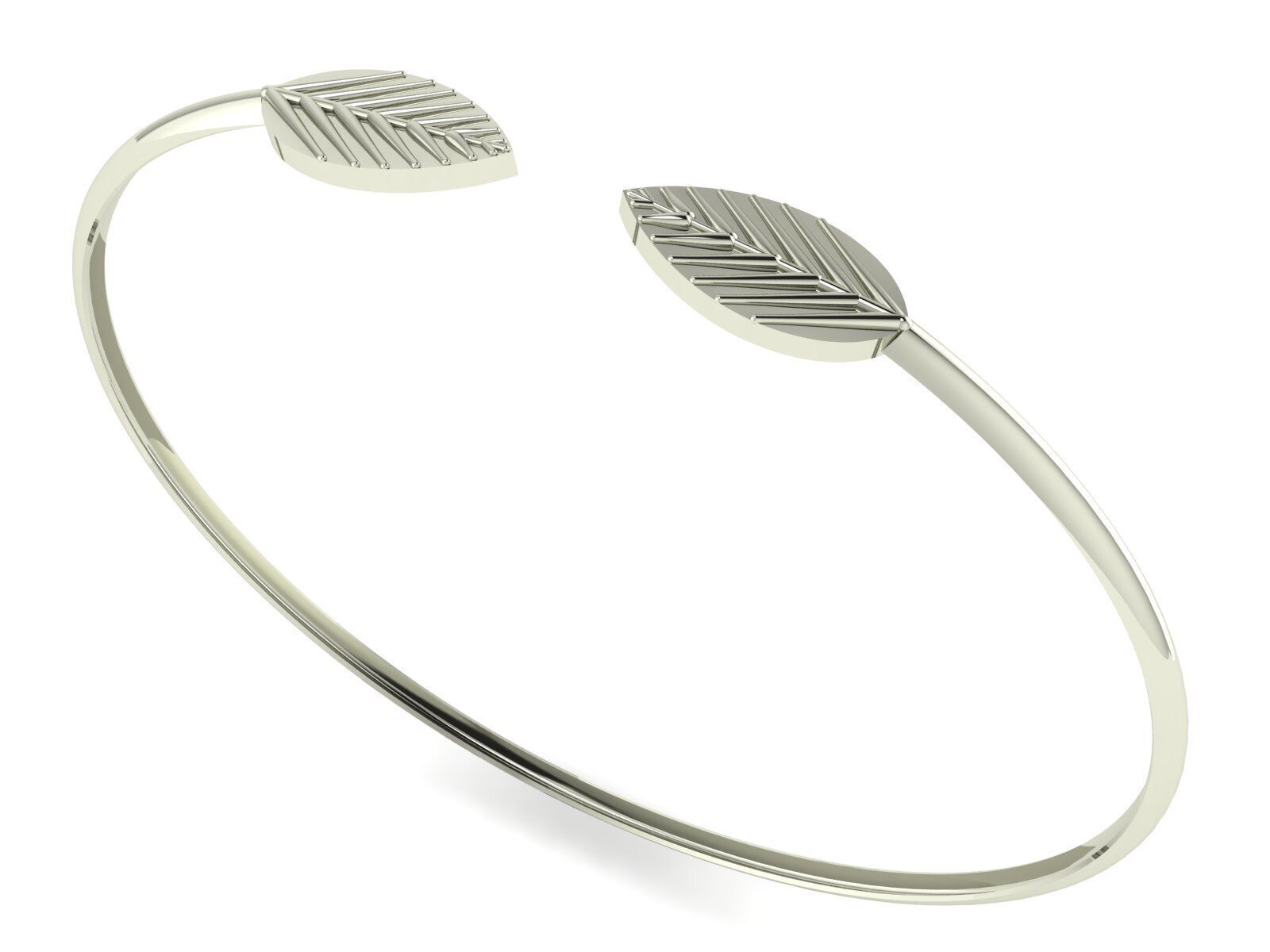 Delicate and lightweight bracelet collection 3D print model_7