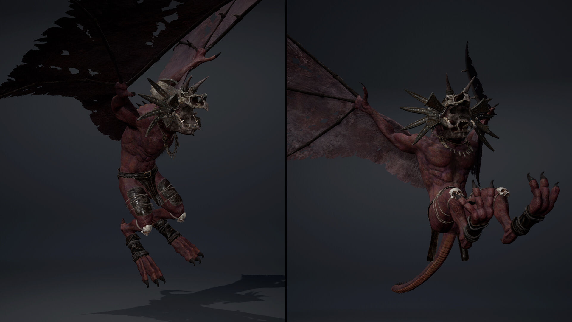 Gloomsoar 1 Brutal Low-poly 3D model_14