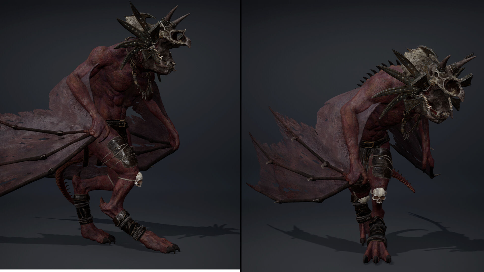 Gloomsoar 1 Brutal Low-poly 3D model_13