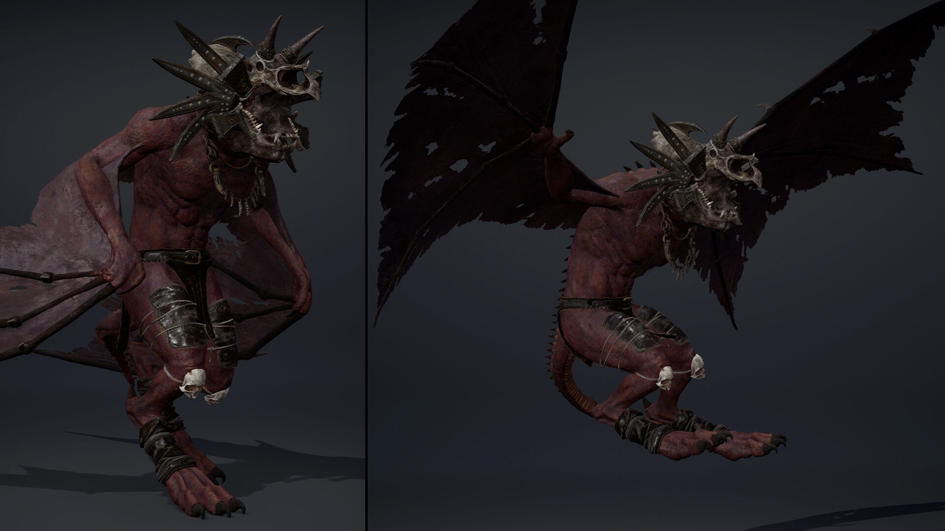 Gloomsoar 1 Brutal Low-poly 3D model_8