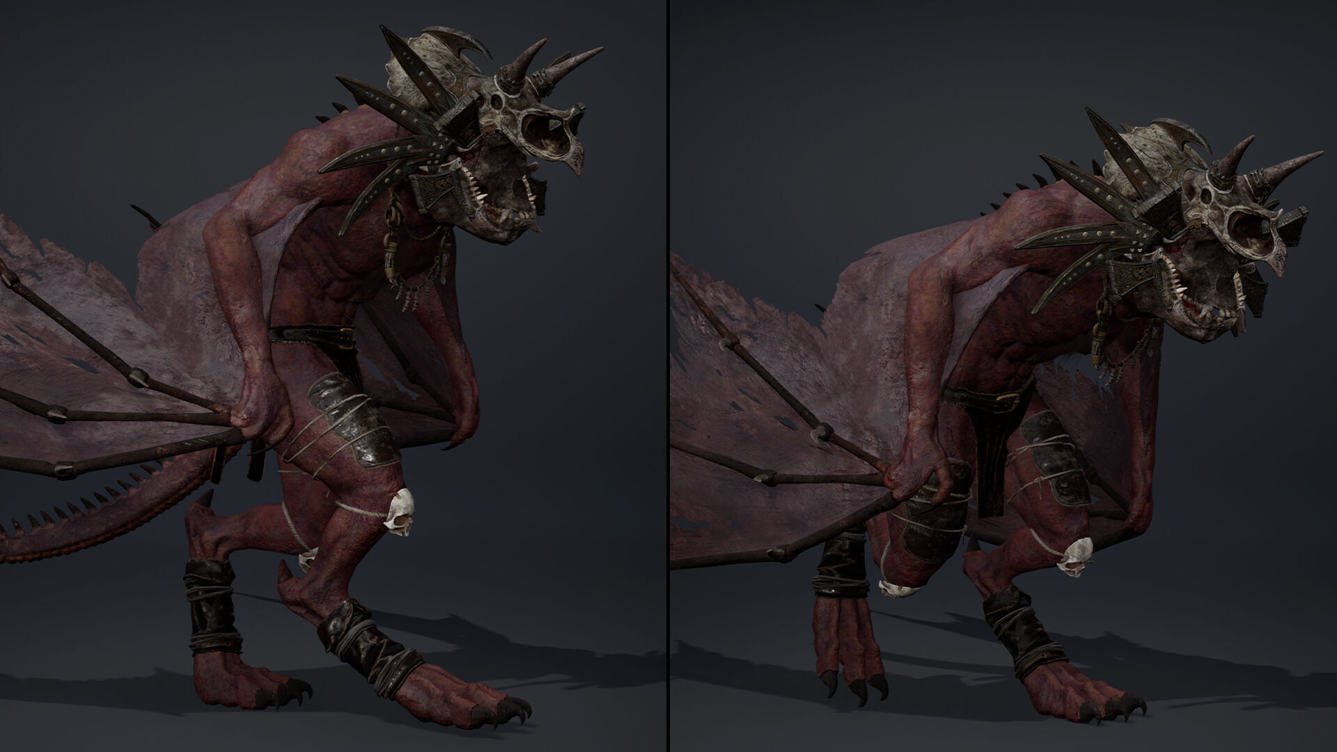 Gloomsoar 1 Brutal Low-poly 3D model_11