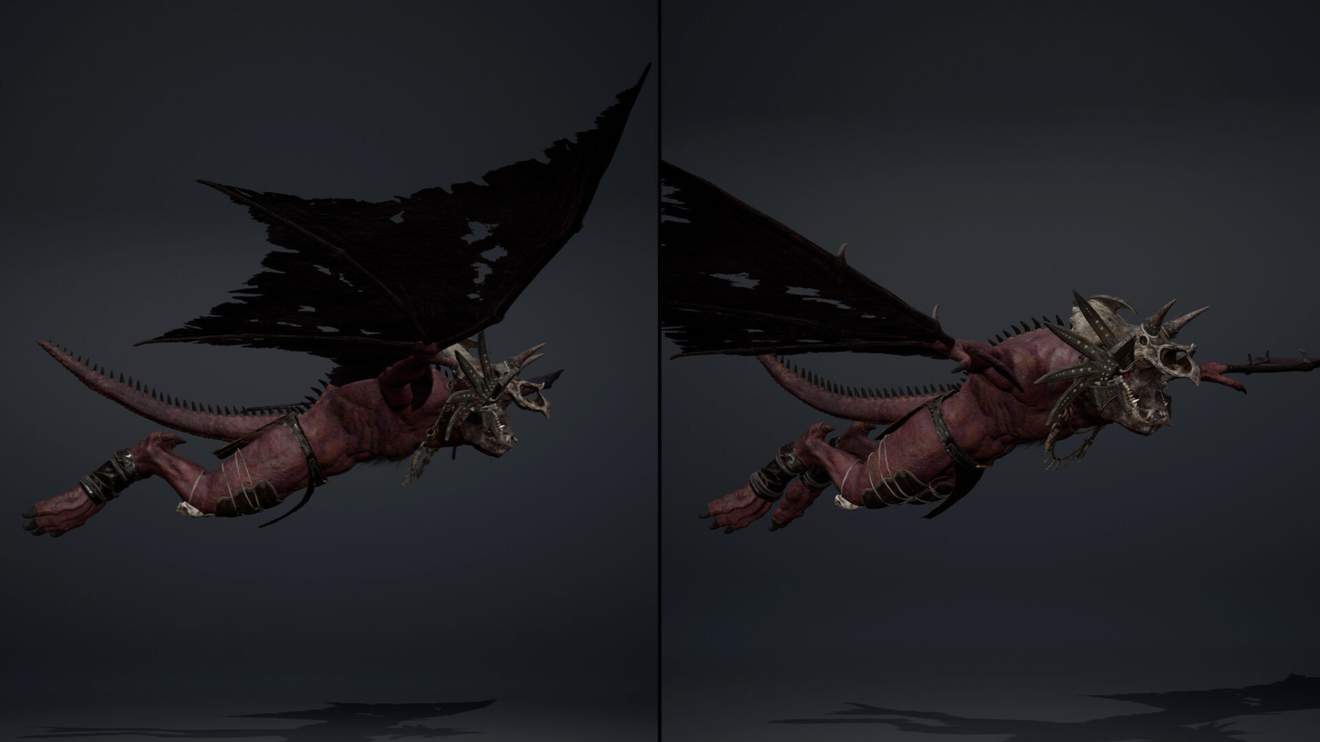 Gloomsoar 1 Brutal Low-poly 3D model_6