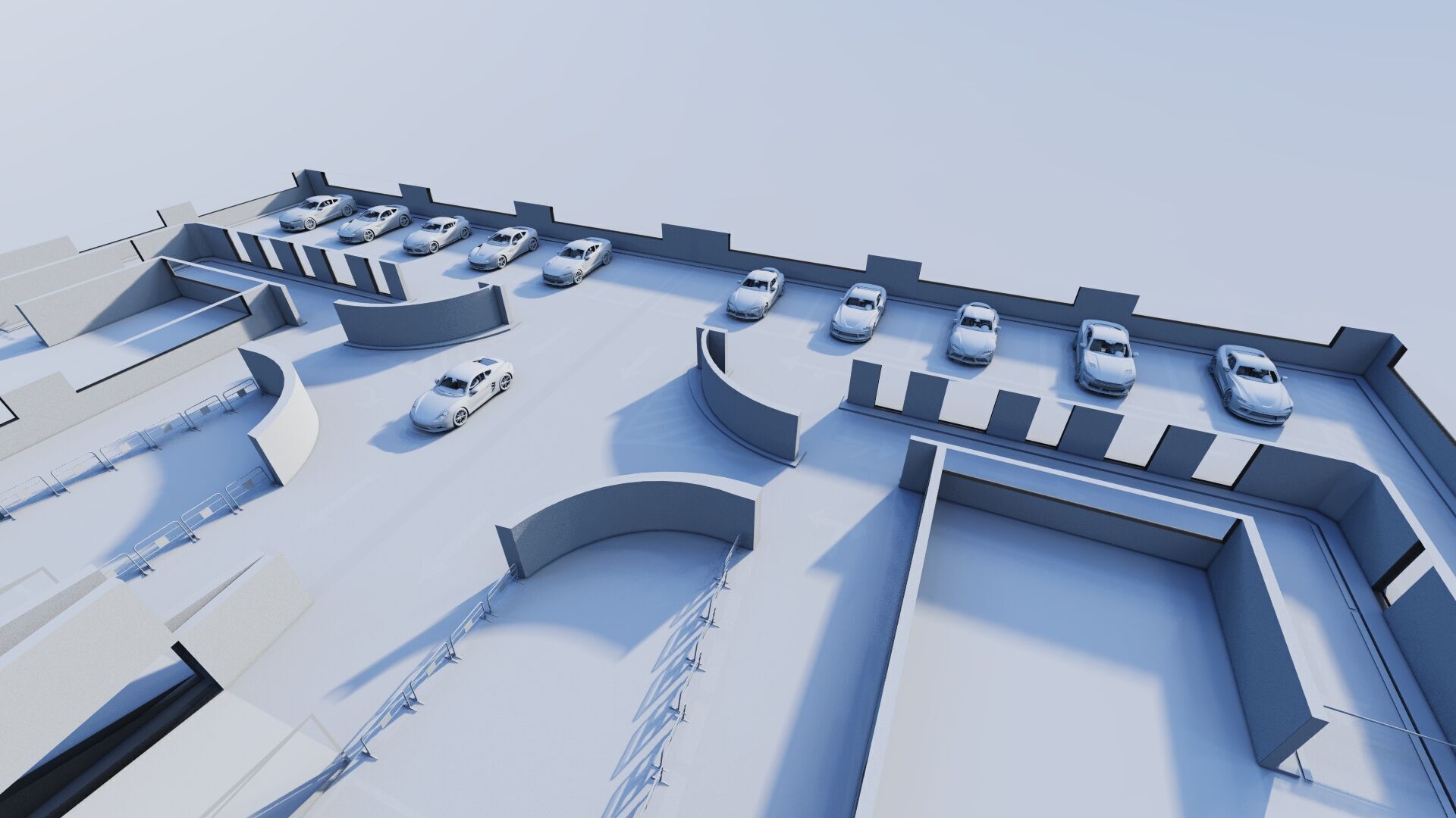 Parking-Parking Lot 3D model_18
