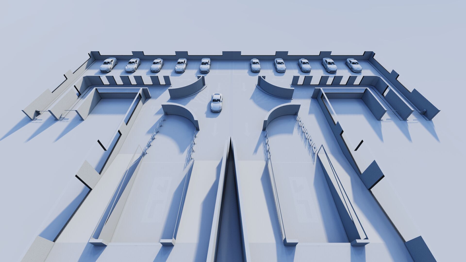 Parking-Parking Lot 3D model_19