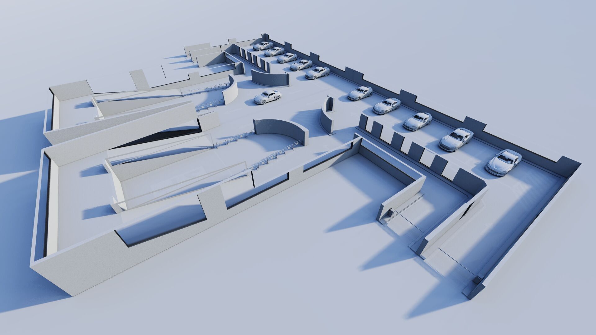 Parking-Parking Lot 3D model_17