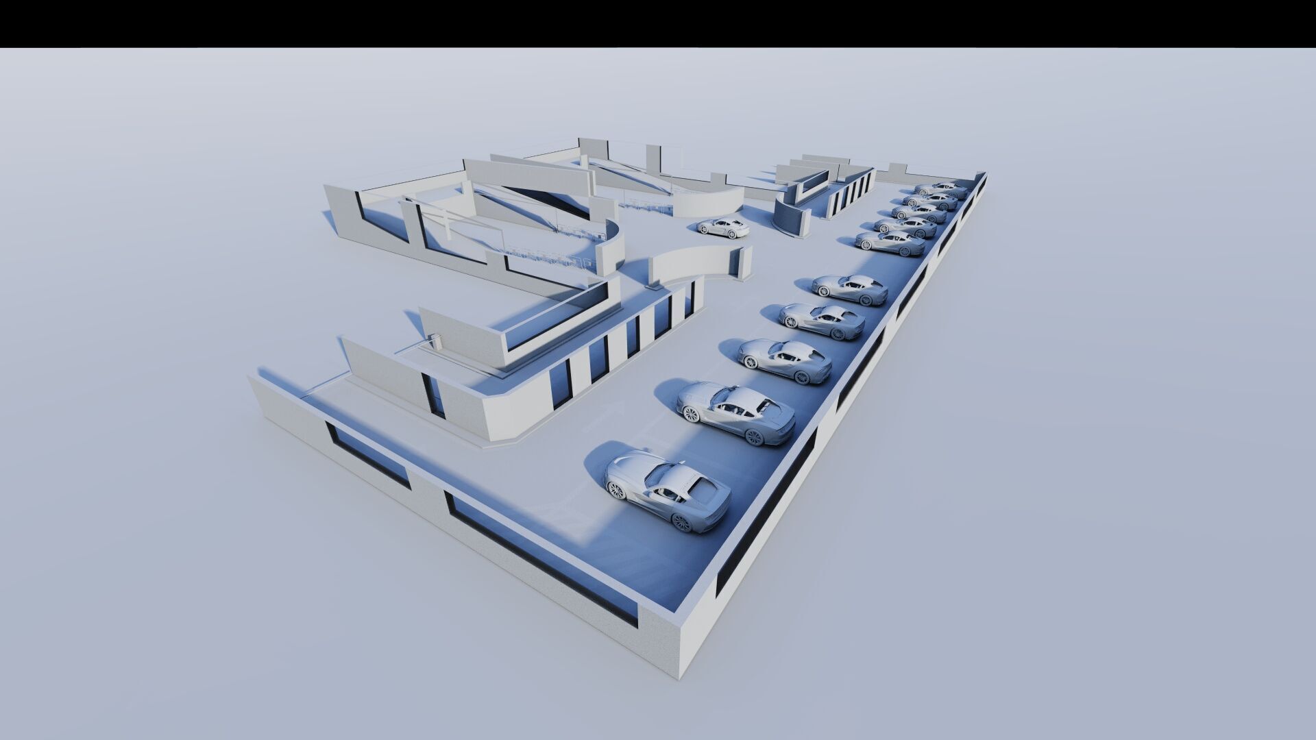 Parking-Parking Lot 3D model_15