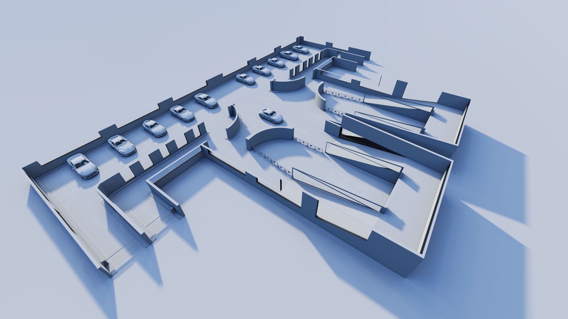 Parking-Parking Lot 3D model_10