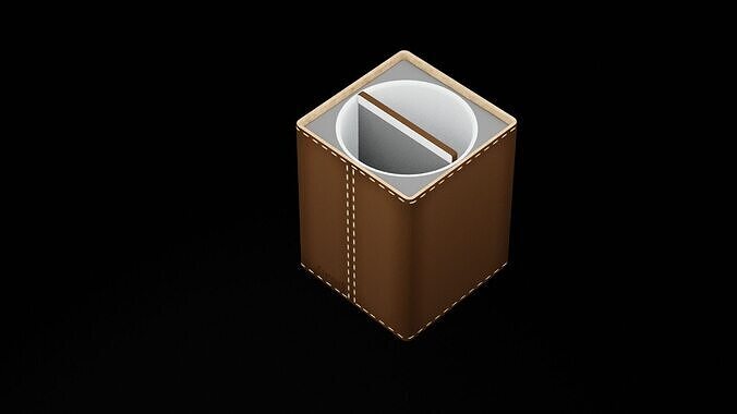 Stationary Holder Low-poly 3D model
